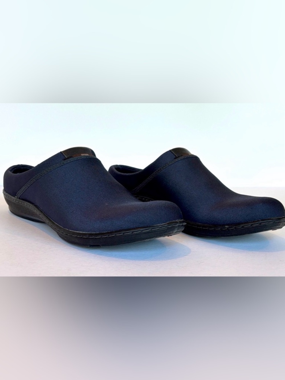 Aetrex Navy Blue Mule Clogs Size 8.5
